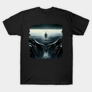 HR Giger - Lost at Sea T-Shirt